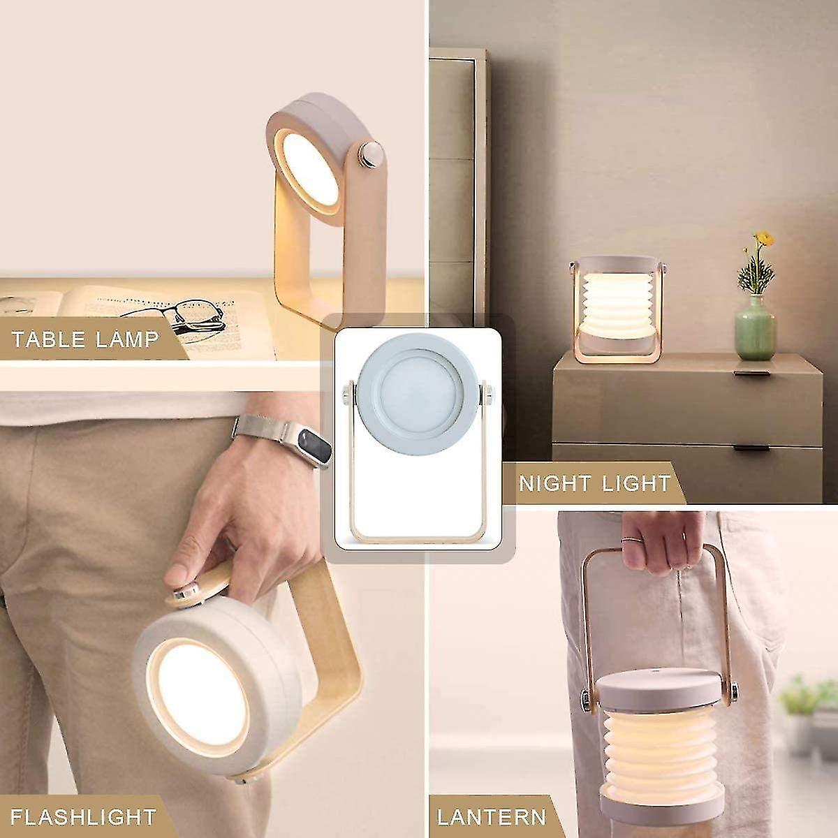 4 en 1 Lampe de table sans fil portable